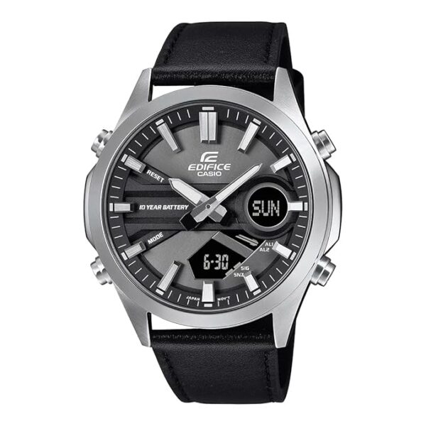 Casio Edifice Analog-Digital Black Dial Men EFV-C120L-8ADF (ED627)